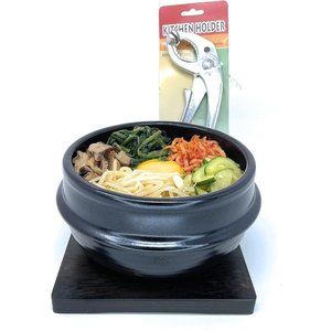 6.3'' High 2.95'' Cooking Premium Ceramic Stone Bowl